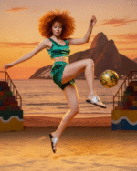 Sandália flat em couro preto - Imagem 3