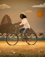 Sandália salto bloco (5 cm) - Prata - Imagem 4