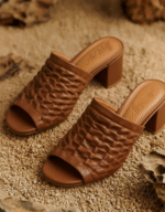 Sandalia salto bloco ( 5 cm/s ) - Marrom - Imagem 2